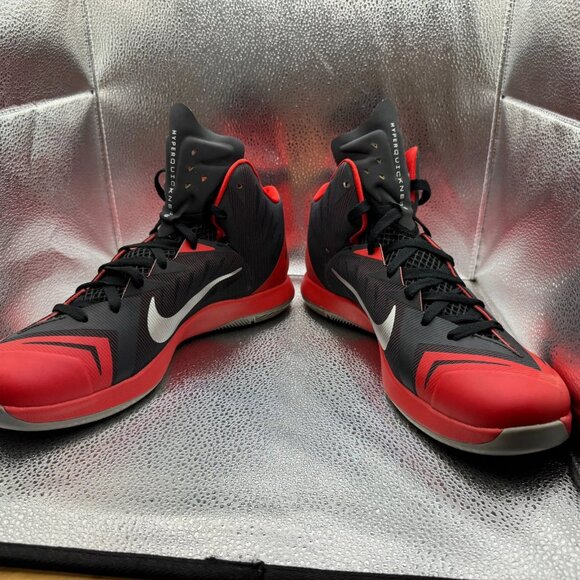 Size‎ 10 Nike Lunar Hyperquickness Red Black Mens Basketball Shoes 652777-006 main image 9